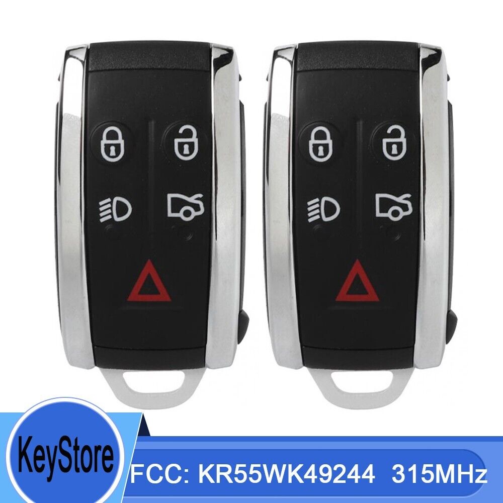 KR55WK49244 for Jaguar XF XFR XK XKR Smart Remote Key Fob 315MHz 5 Buttons