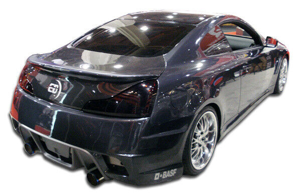 Duraflex G Coupe Q60 GT Concept Rear Bumper Cover - 1 Piece for G37 Infiniti 08