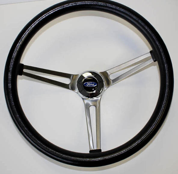 49-56 Ford Ranch Wagon Skyliner Grant Black Steering Wheel 15\