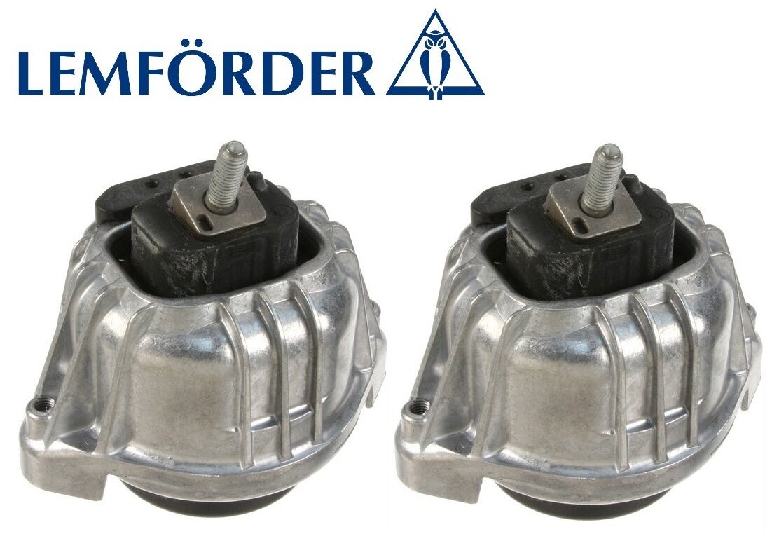 For BMW 135is 325xi 325xi Set of Left & Right Engine Mounts PAIR Lemfoerder