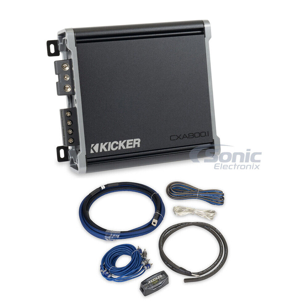 Kicker CX800.1 | 800W Class-D Monoblock Amplifier Package