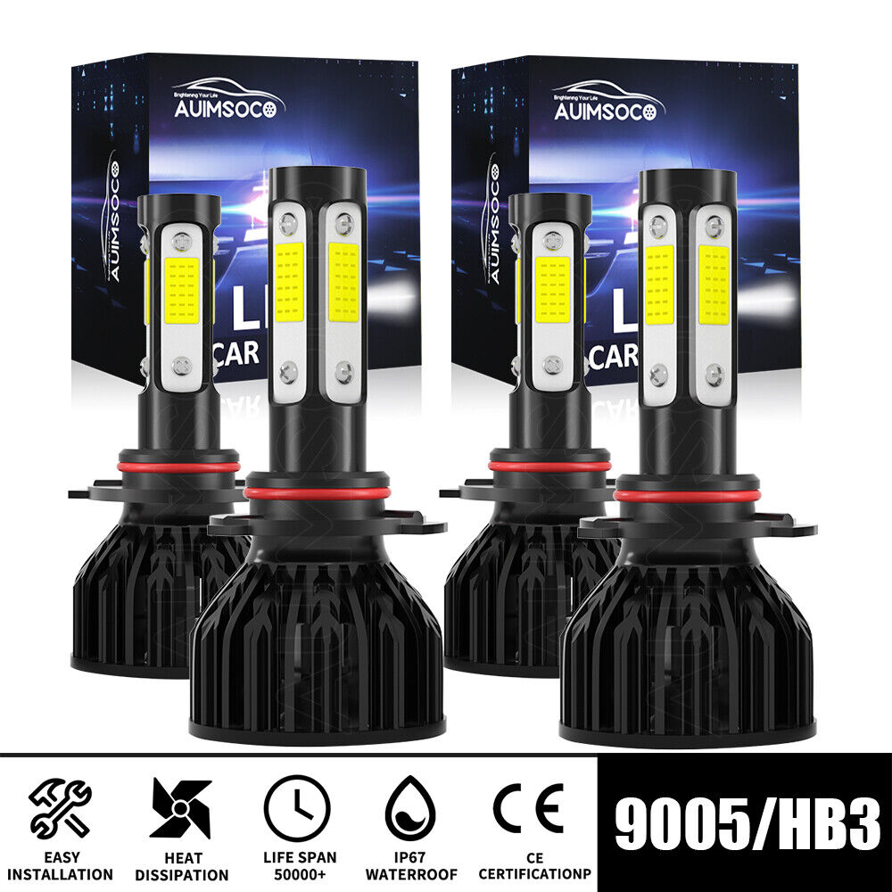 4x 9005 HB3 LED Headlight Bulbs Kit For Toyota Avalon 2013-2019 High&Low Beam