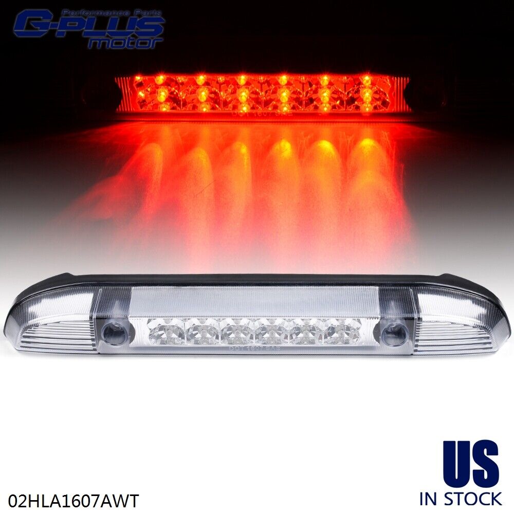 Clear LED Third Brake Light Cargo Lamp Fit For 2001-2004 Nissan Frontier Pickup