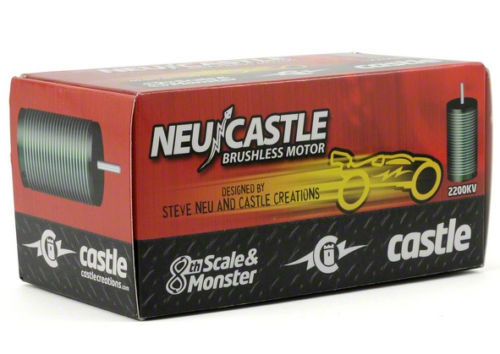 Waterproof Brushless Motor 2650kv Castle Creations Neu-Castle 1512 1Y 1/8 RC Car