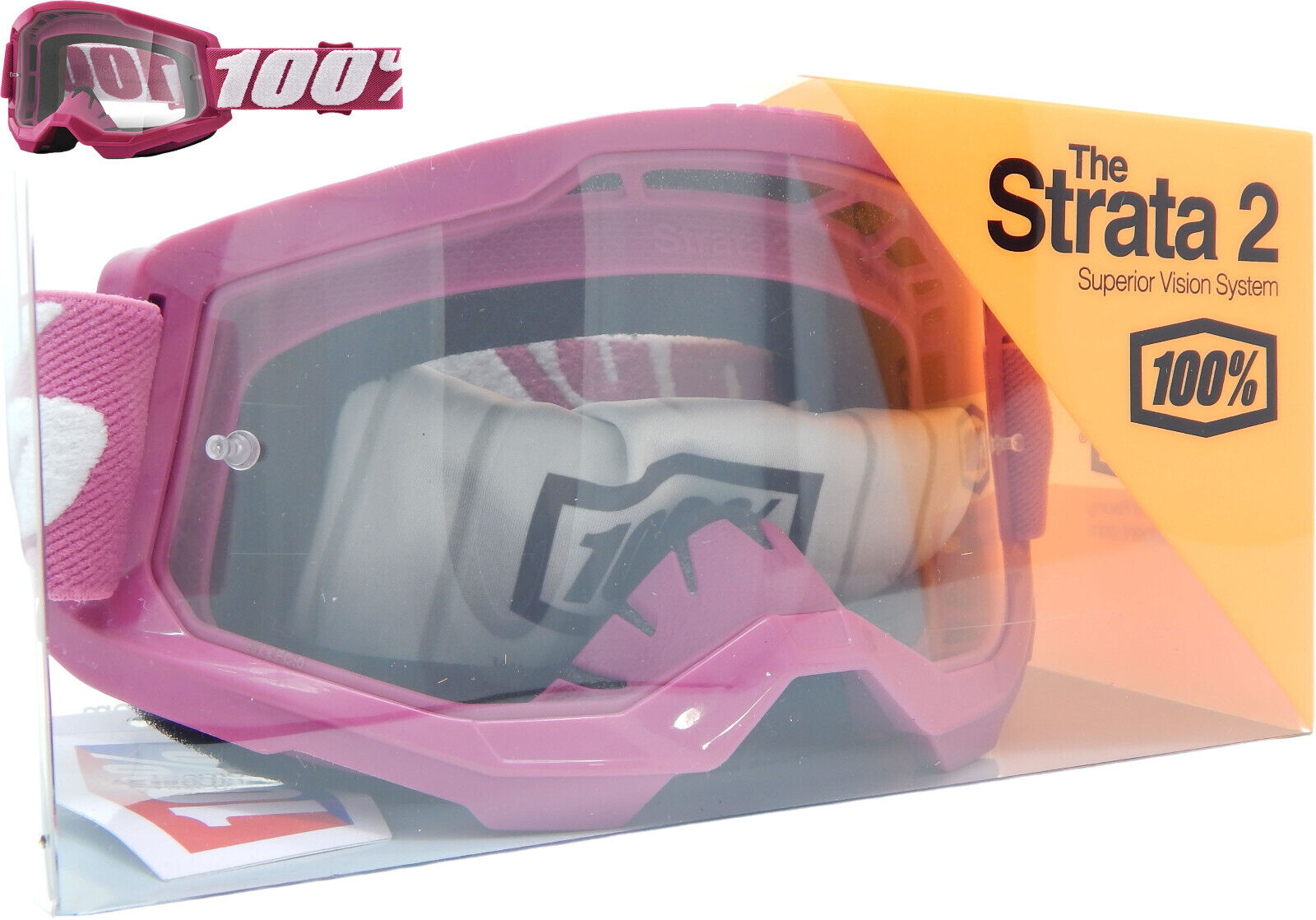 🥽  100% STRATA 2 Goggles - Offroad MX MTB Moto - COLORS: Fletcher or Kombat  🥽