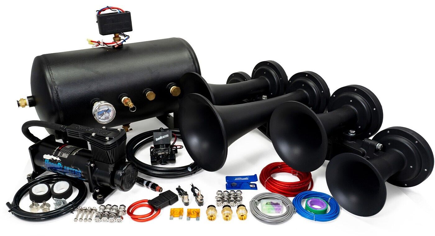 Nathan AirChime K5LA Real Train Horn Kit w/ HornBlasters 544K Onboard Air System