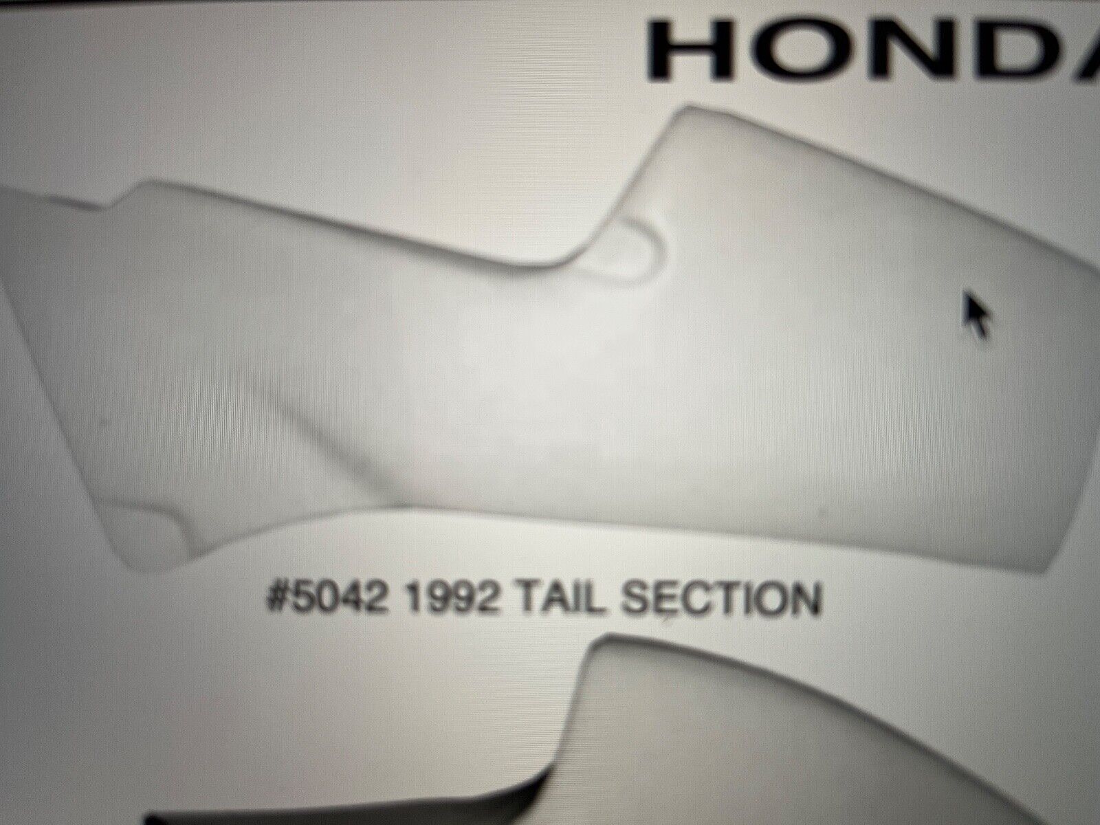 1992 Honda RS125 SEAT TAIL SECTION 5042 Beasley Composites RS125R