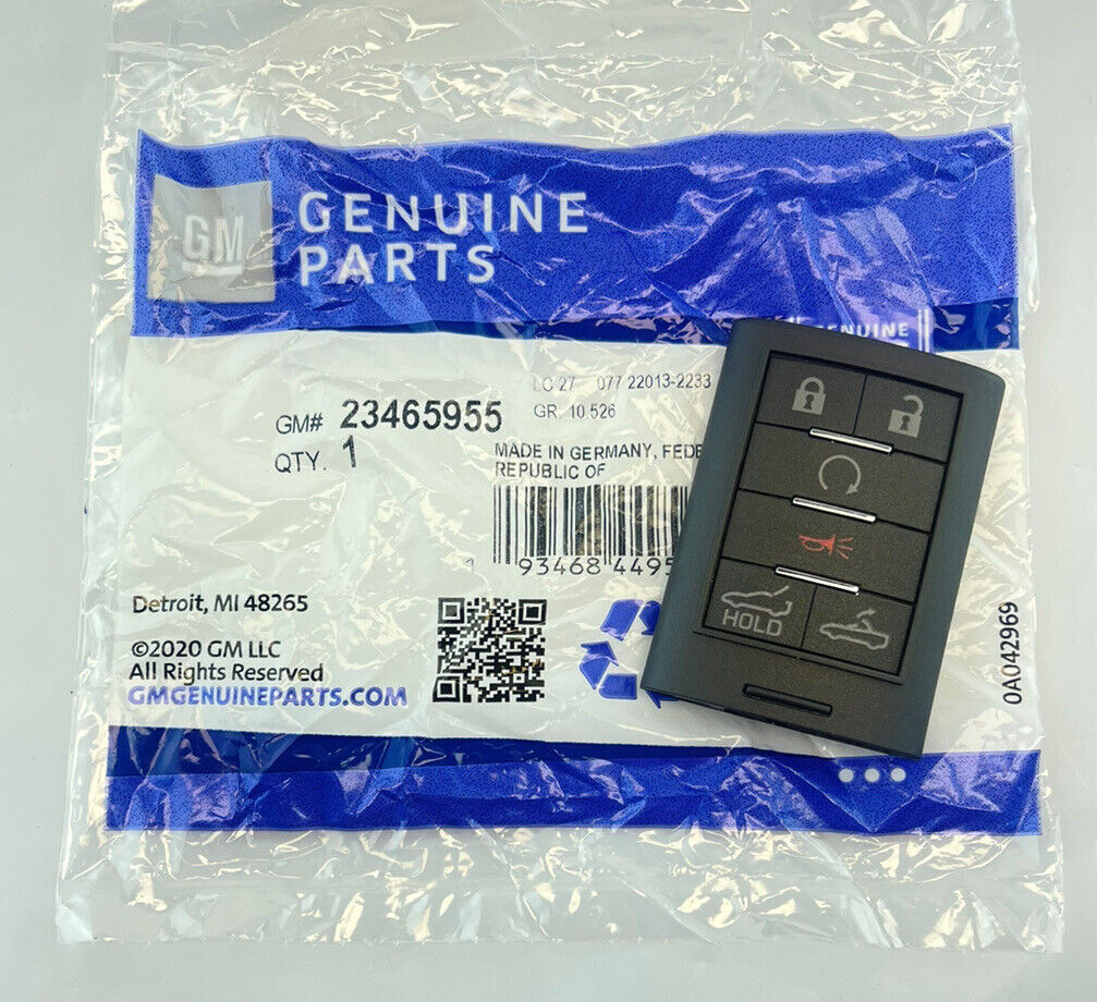 2015-19 Chevrolet Corvette C7 Smart Keyless Remote Key Entry Fob GM 23465955 OEM