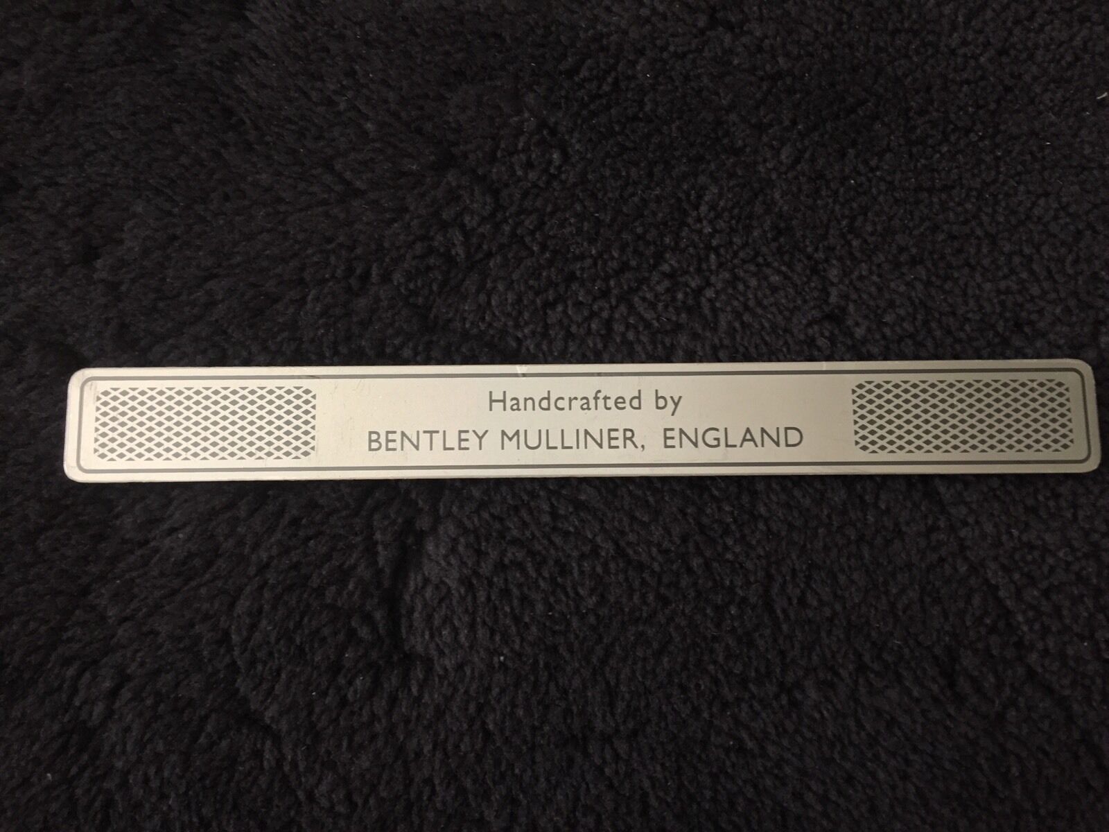 Bentley Mulsanne Mulliner Door Sill Trim Plate 2012-16 NEW OEM 3Y5853553D