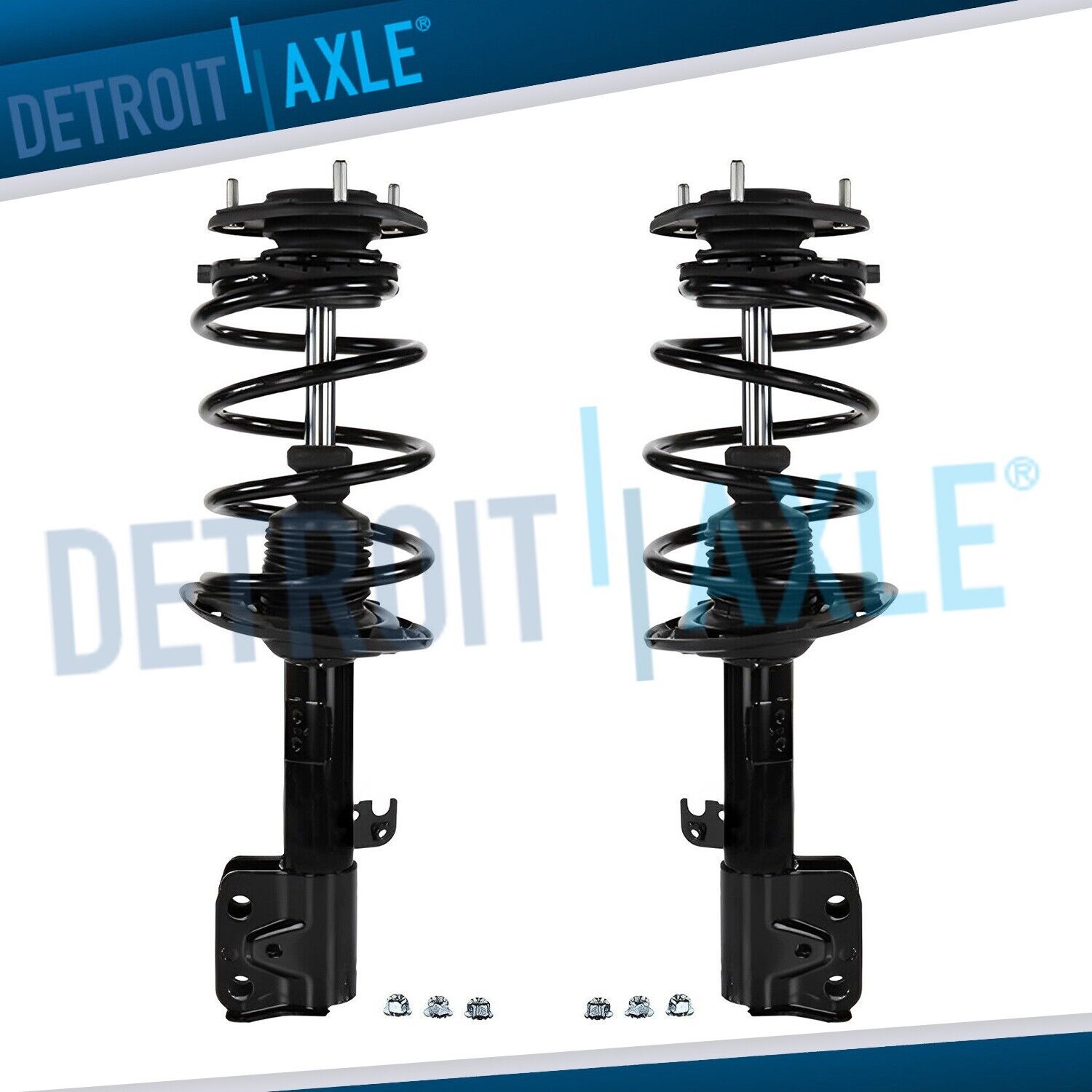 Pair Front Struts w/ Coil Spring Assembly for 2014 2015 2016-2019 Toyota Corolla