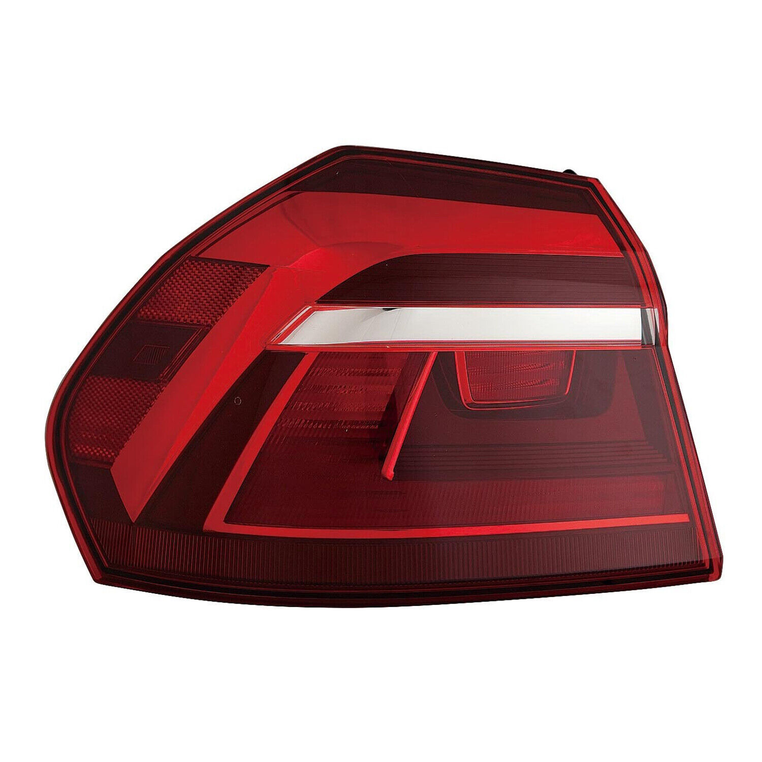 Left Smoked Tail Light Fits 17-19 Volkswagen Passat Production From 7-4-16; CAPA