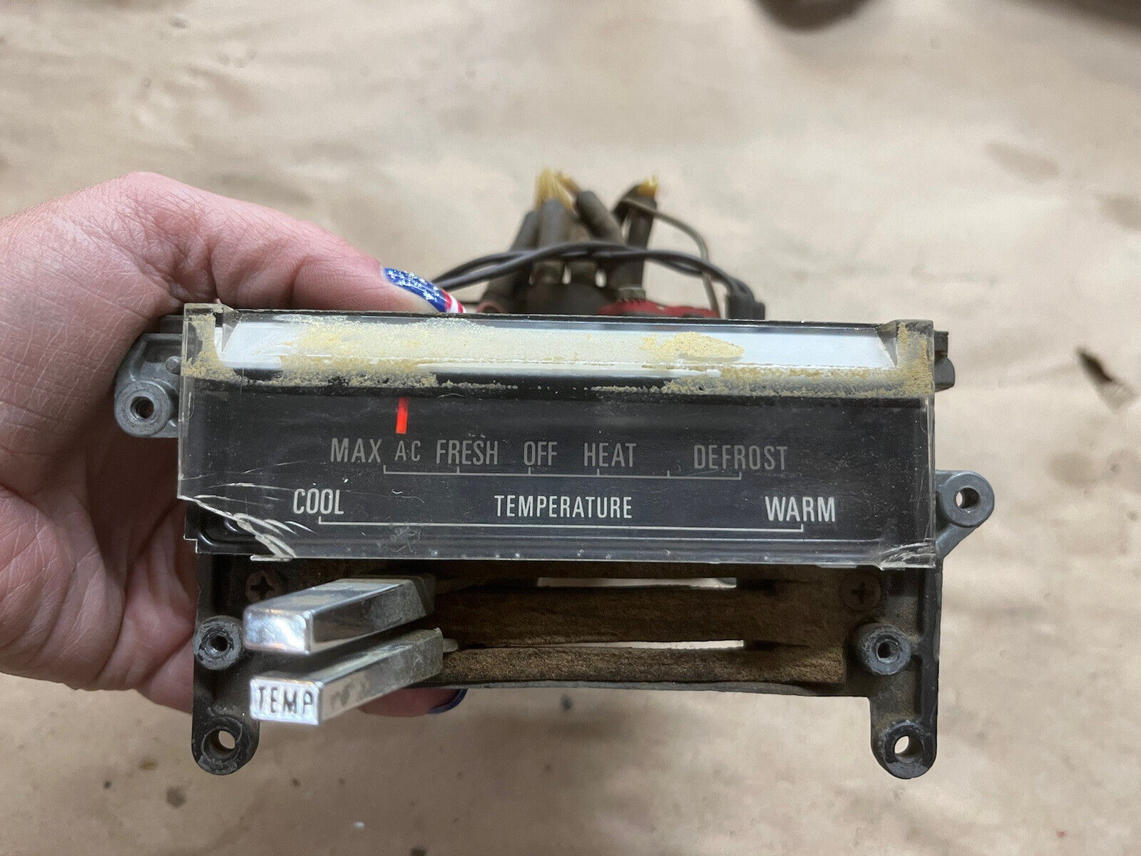 1968 68 Ford Thunderbird Dash Heat AC Control Assembly OEM