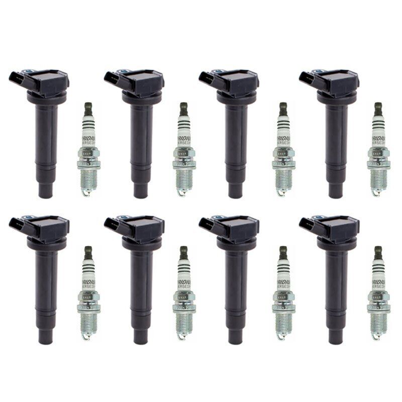 8X Ignition Coils + 8X Spark plugs for 2001-2009 Toyota Tundra 4.7L 90919-02230
