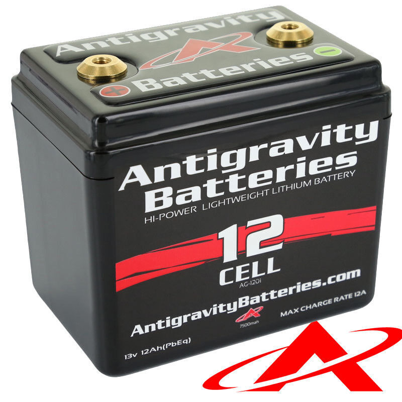 NEW ANTIGRAVITY 12-CELL SMALL CASE MOTORCYCLE BATTERY AG-1201