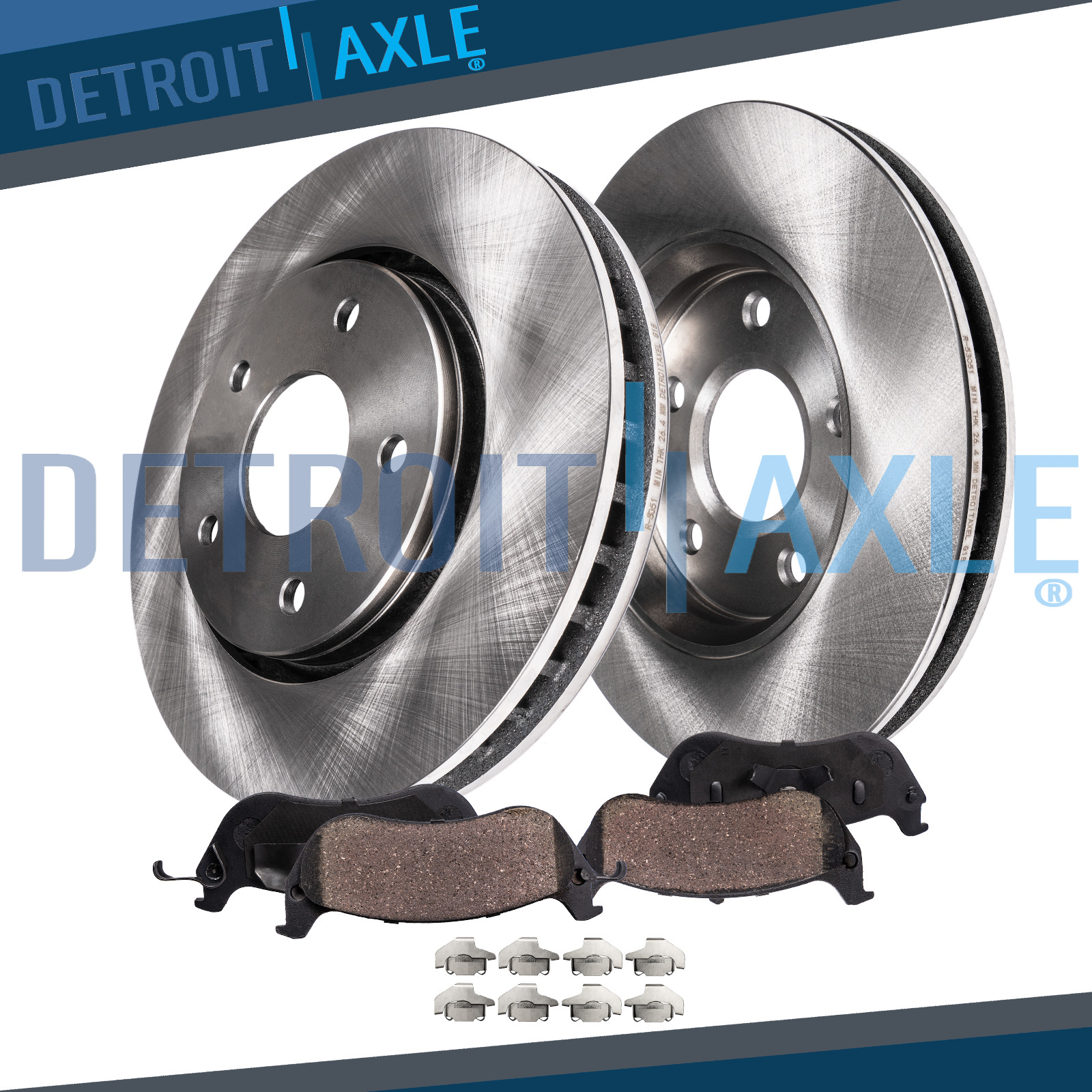 278mm Front Disc Rotor + Brake Pad for Olds. Alero Pontiac Grand Am Chevy Malibu
