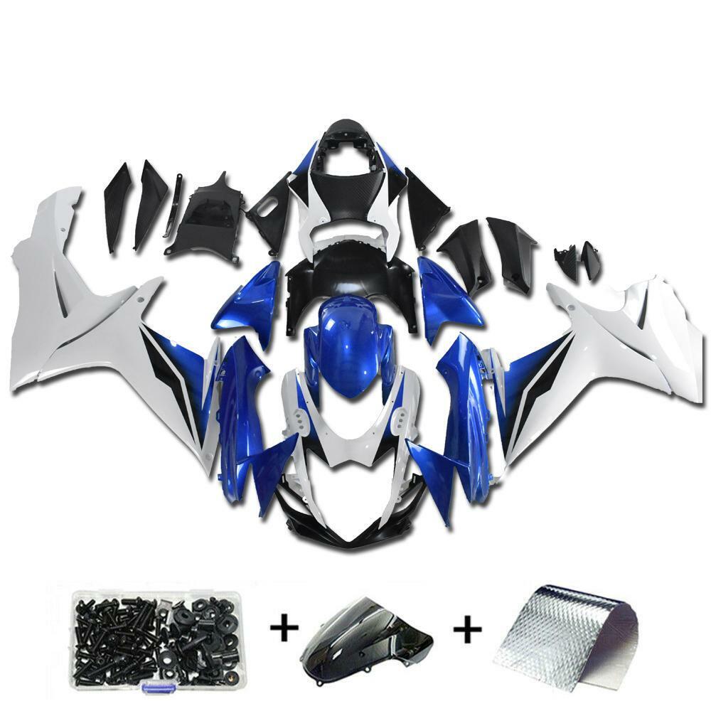 FSM Fairing ABS Injection White Blue Fit for  2011-2024 GSXR 600/750 z009