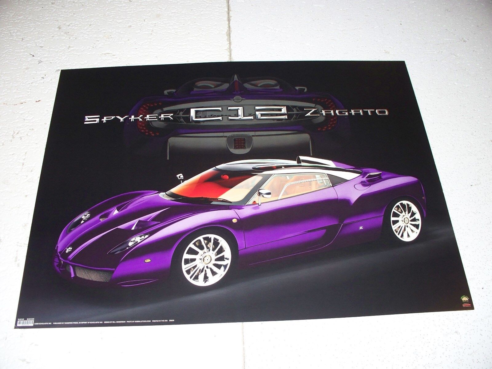 Spyker C12 Zagato Poster 18 X 24 Glossy Posterboard