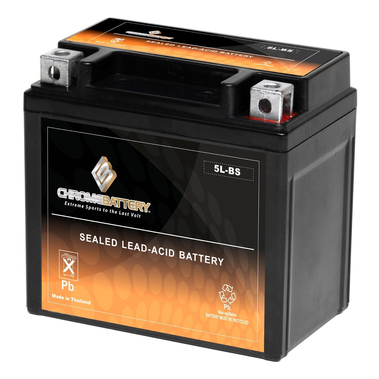 YTX5L-BS High Performance Rechargeable Power Sports Battery for ATVs