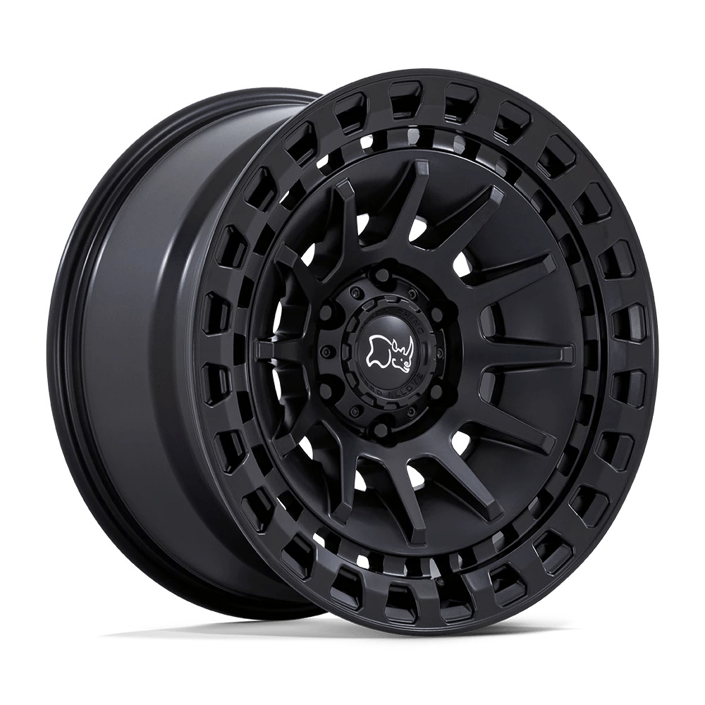 18x9 Black Rhino Barrage Matte Black Wheel 5x5 (0mm)