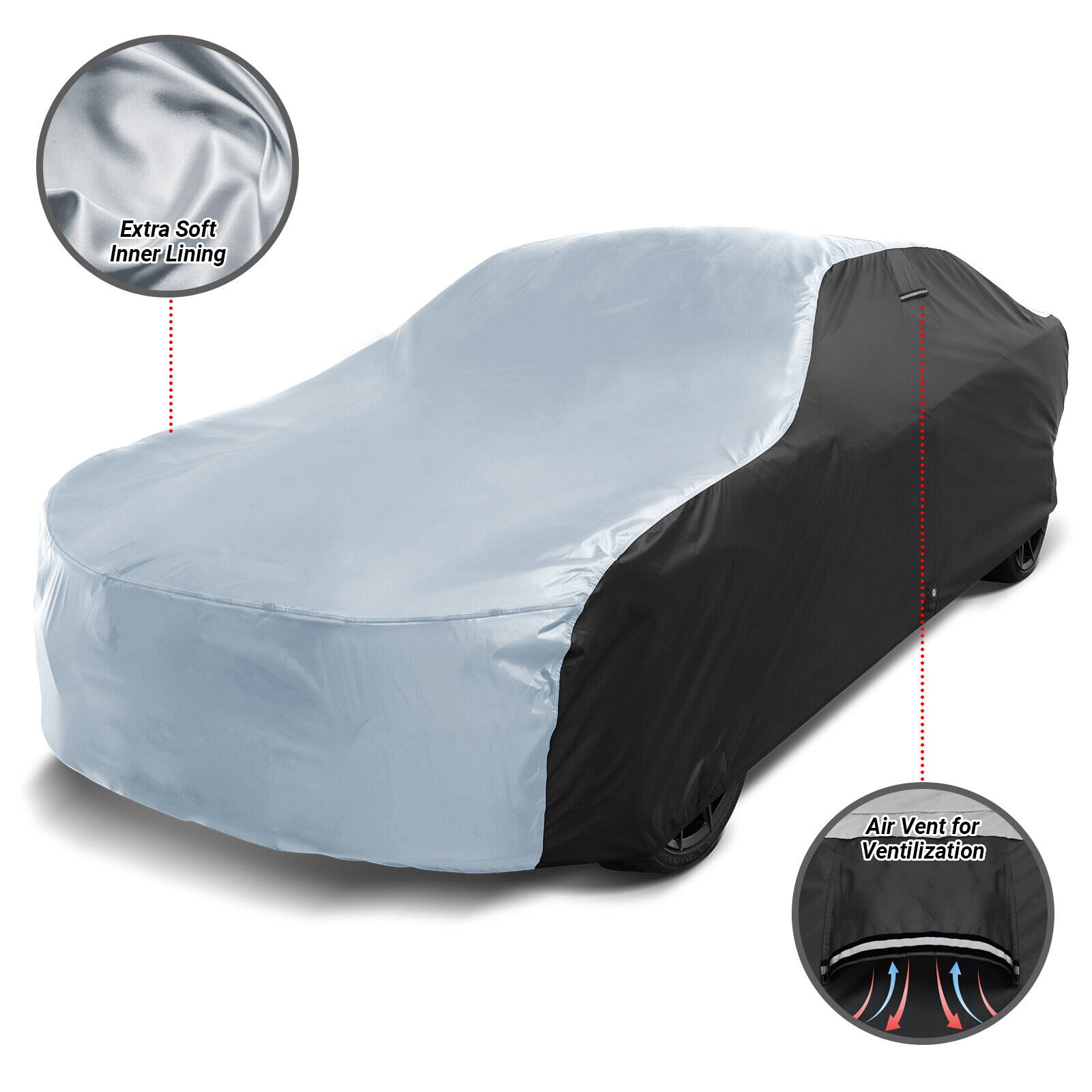 For JAGUAR [XJ-SERIES] Custom-Fit Outdoor Waterproof All Weather Best Car Cover