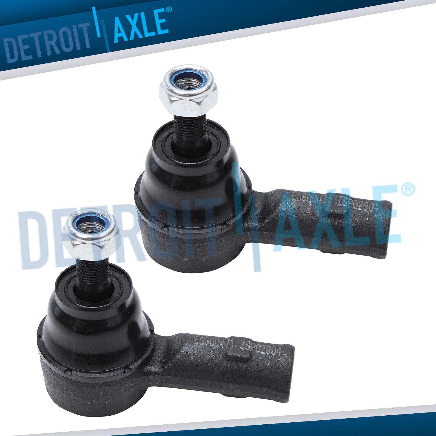 Brand New Pair Both (2) Outer Tie Rod Ends for Mitsubishi Lancer and Outlander