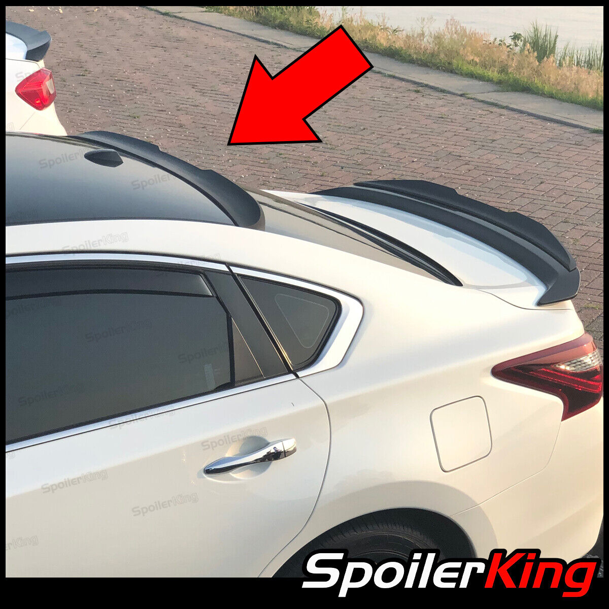 SpoilerKing #380RC rear window spoiler w/center cut (Fits: Altima 2013-2018 4dr)