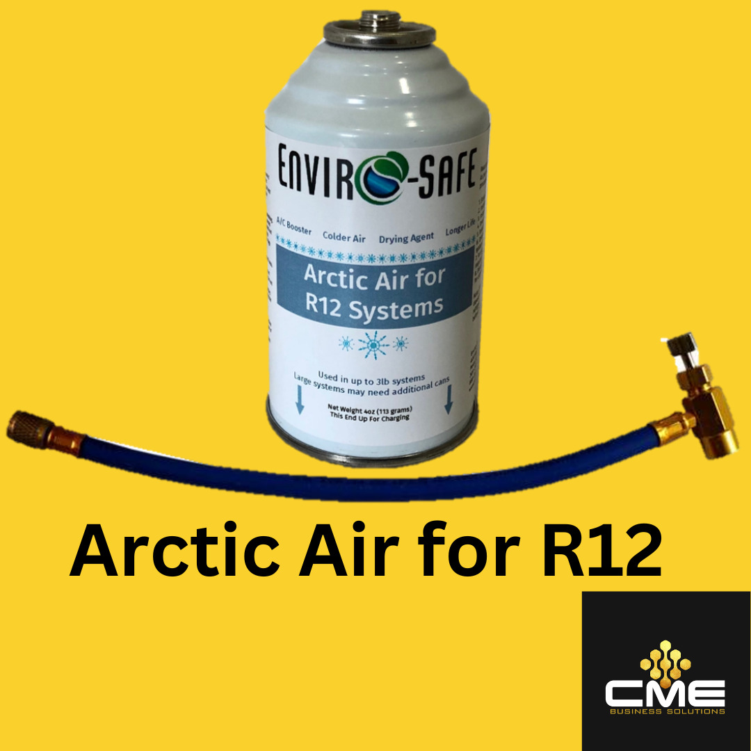 Envirosafe Arctic Air for R12, Auto AC Support, 1 can and hose