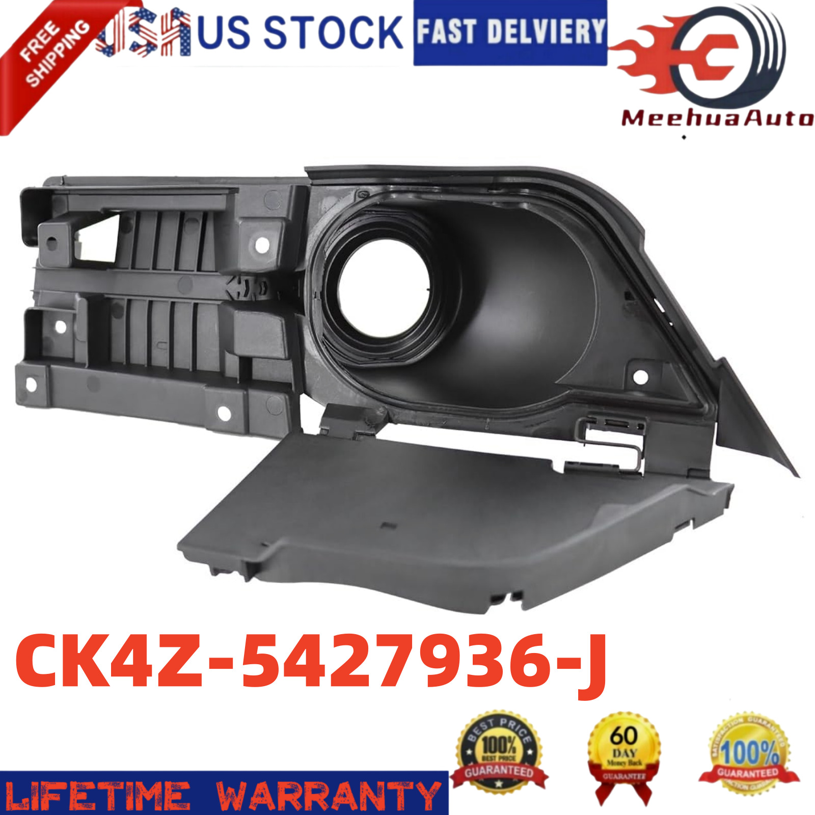 US For 2015-2023 Ford Transit 150 250 350 Fuel Filler Door Housing + Gas Cover
