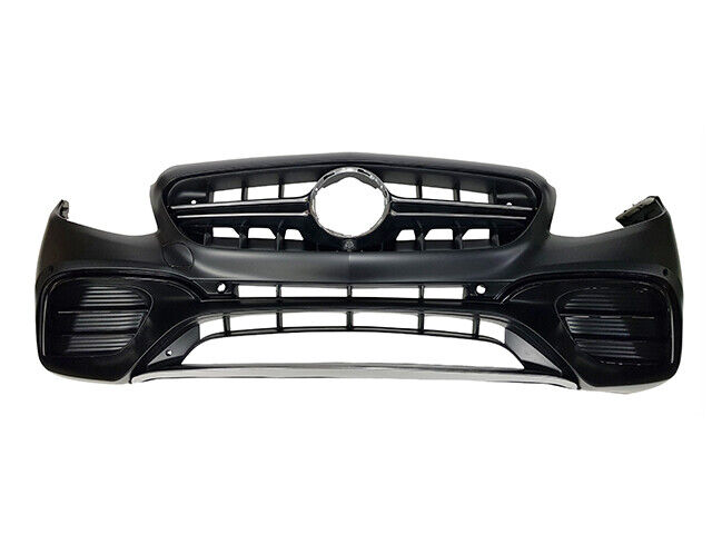 For MERCEDES BENZ 16-18 E Class W213 E63 AMG Style Front Bumper (Chrome) W/ PDC