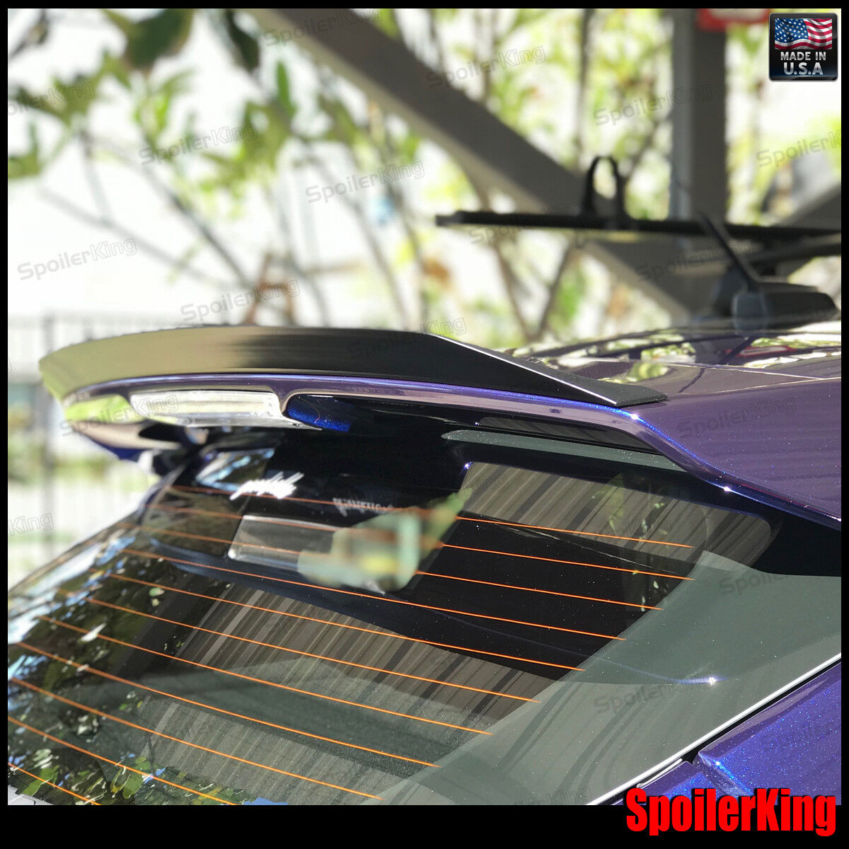 SpoilerKing Add-on Rear Lip Spoiler 284P Fits: Ford Focus 2011-2018 5dr ST only