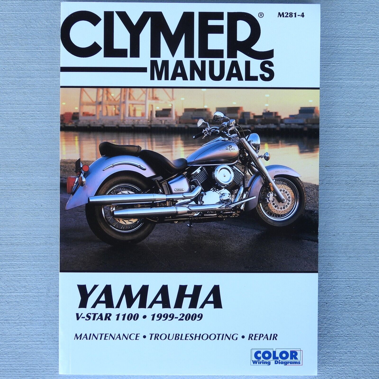 1999-2009 Yamaha VStar V-Star 1100 CLYMER REPAIR MANUAL M281