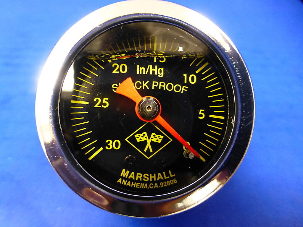 Marshall Gauge 0-30 Hg Vacuum 1.5\