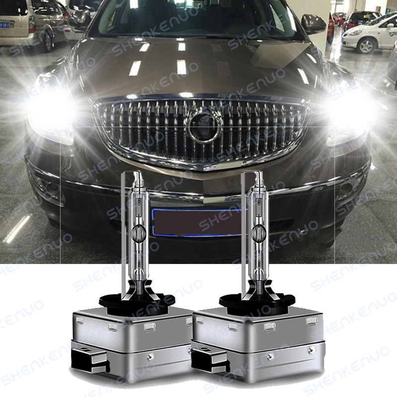 For Buick Enclave 2008-2012 High/Low Beam HID Headlight Xenon White Bulbs