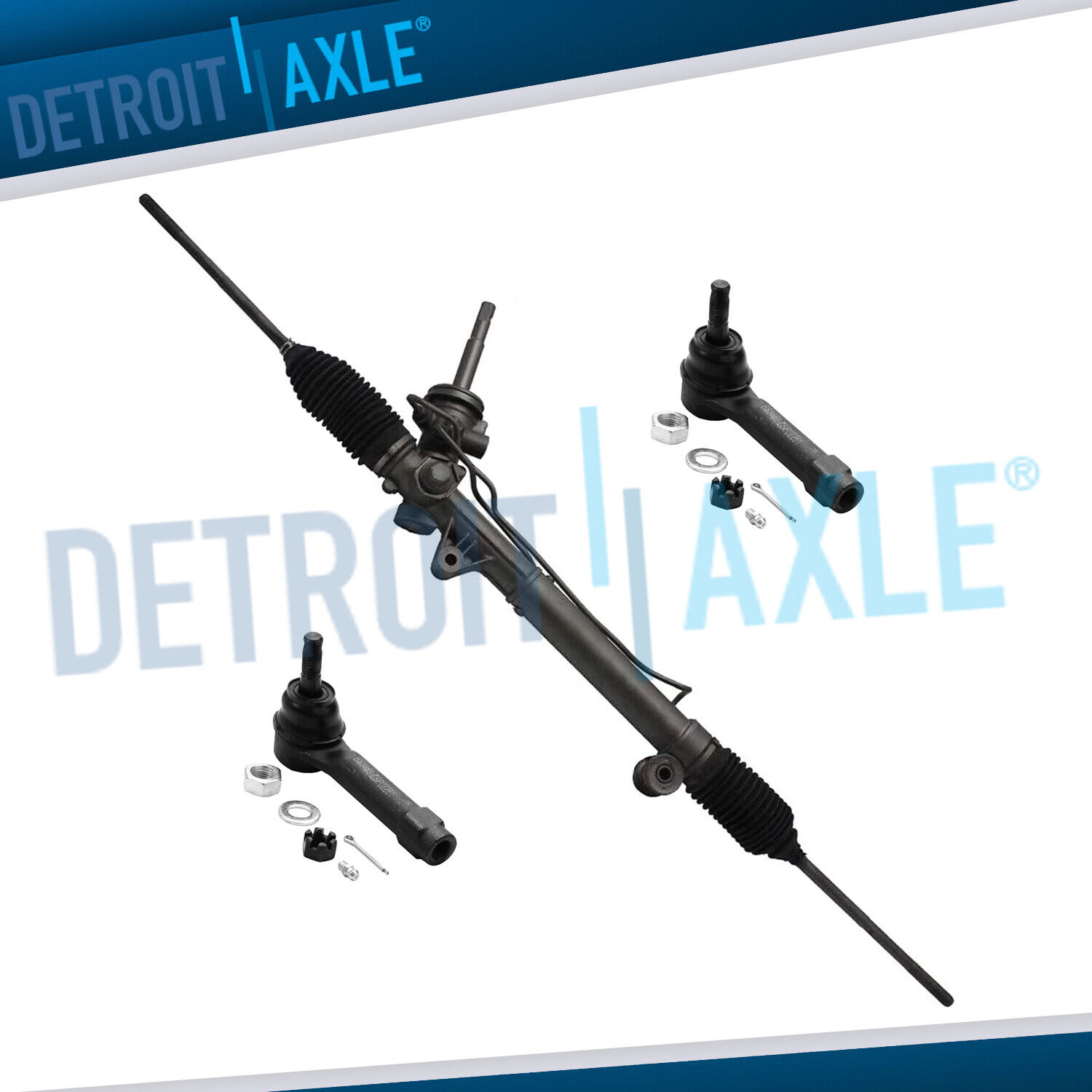 FWD Power Steering Rack and Pinion + Tie Rod for Chevy Venture Pontiac Montana
