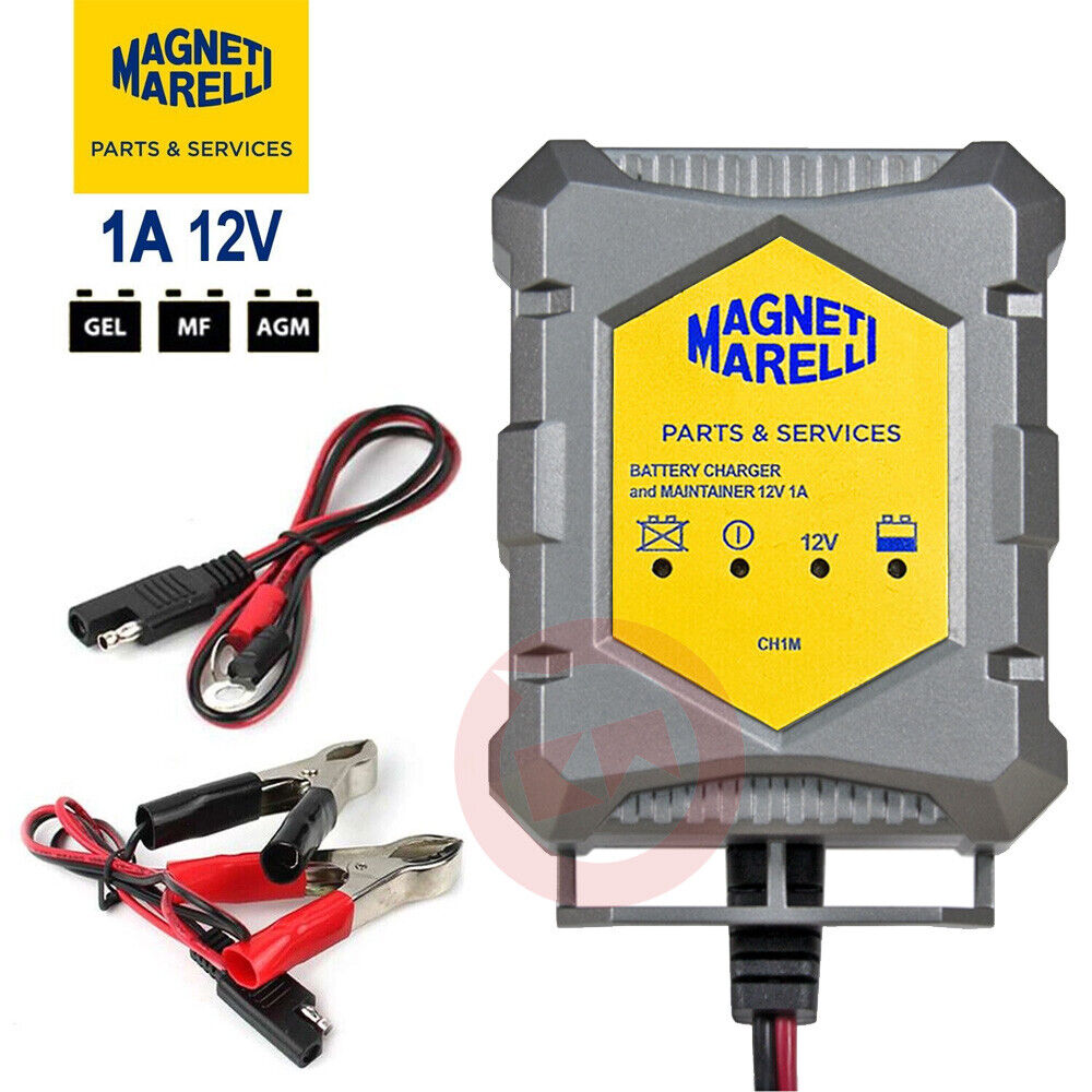 MARELLI MAGNET CHARGER 1 Amp BATTERY CHARGE MAINTAINER MOTORCYCLE SCOOTER
