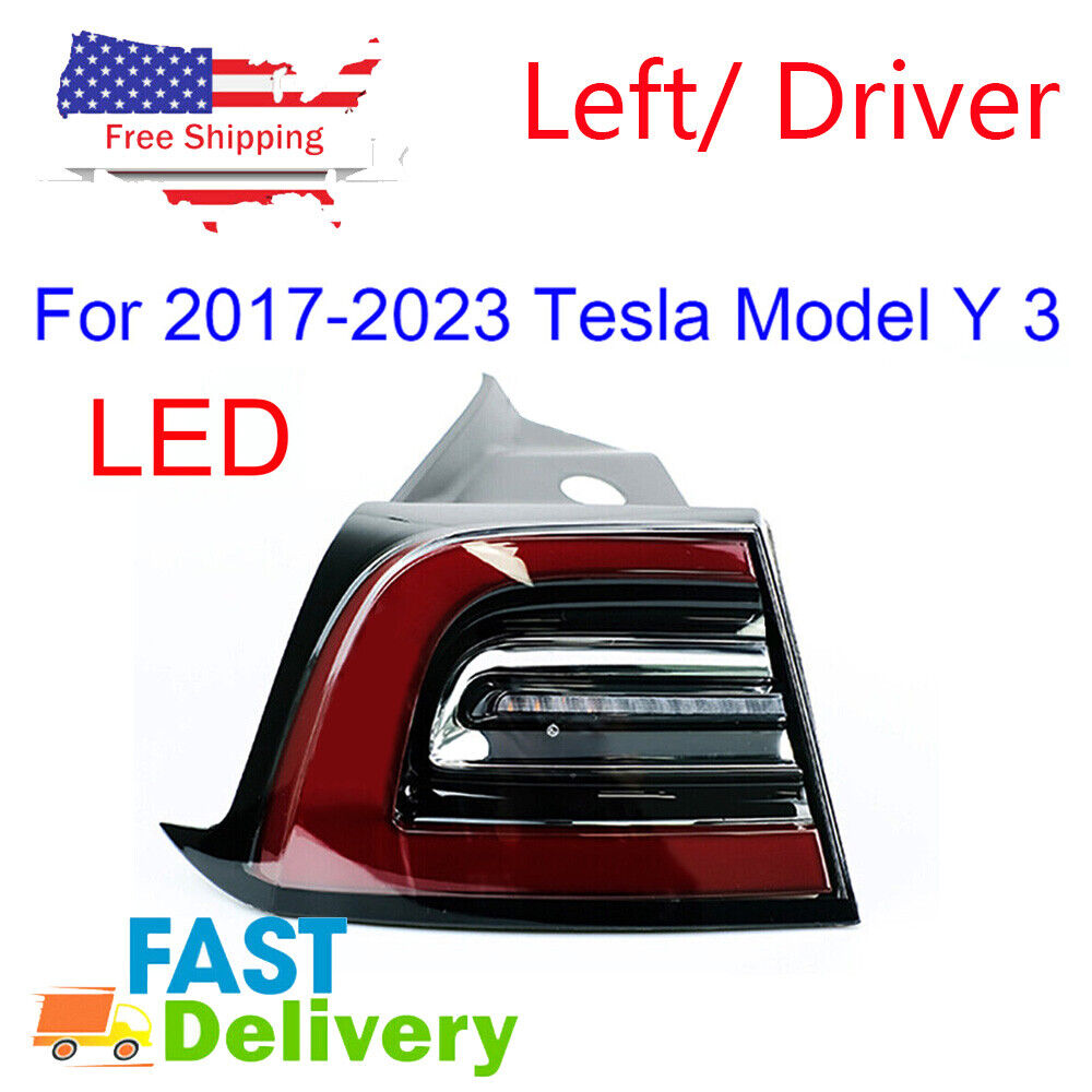 For 2017-2023 Tesla Model 3 Y LED Tail Lamp Outer Rear Driver Left Side OEM