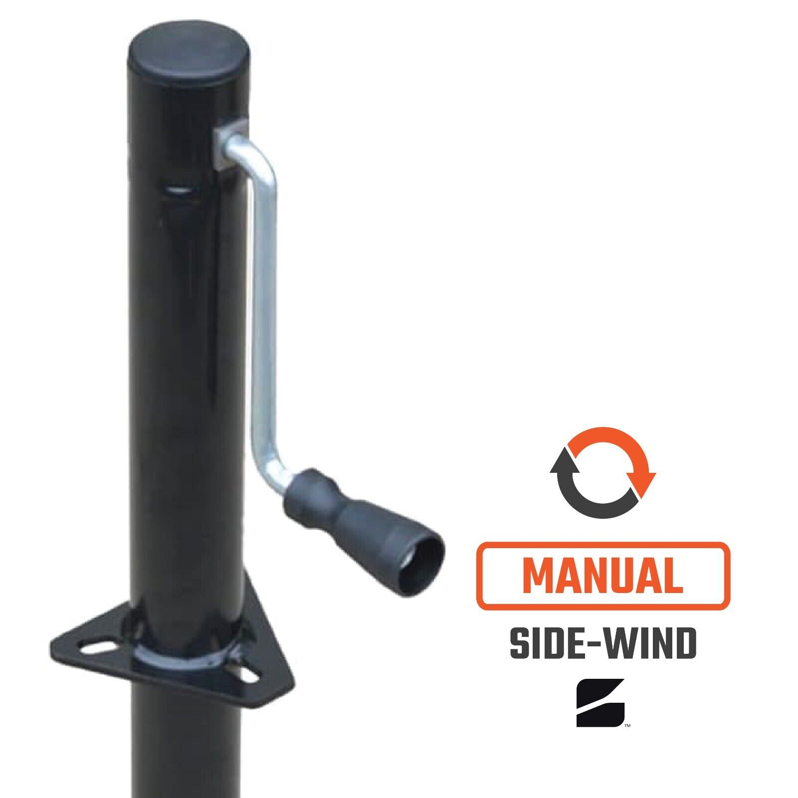 Trailer Jack Pro Series Manual Sidewind 5000 lb Capacity