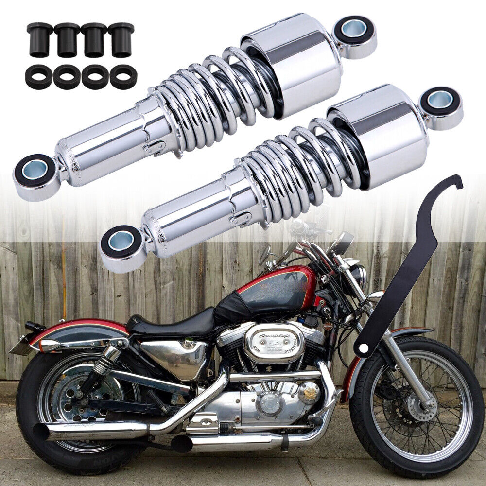 Stubby Shocks For Harley Sportster 1200 Forty Eight Iron 883 Lowering 10.5 inch