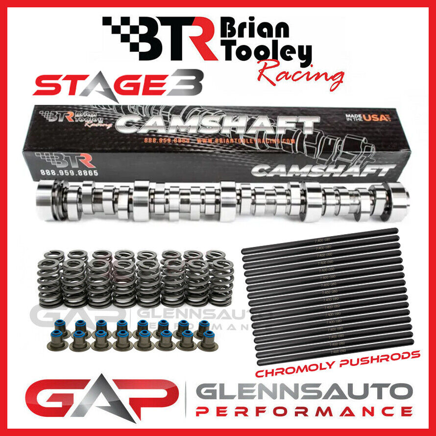 Brian Tooley Racing (BTR) Stage 3 LS Truck Cam Kit & Chromoly Pushrods