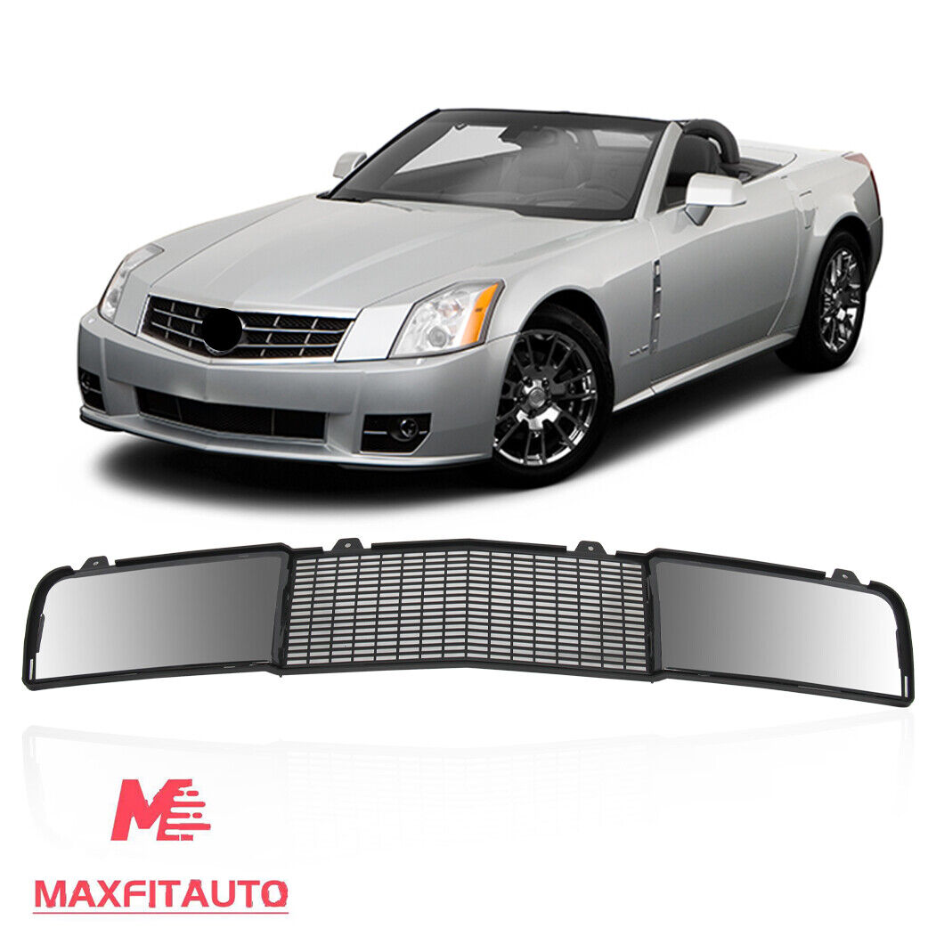Fits 2004-2008 Cadillac XLR Front Bumper Lower Grille Matte Black New