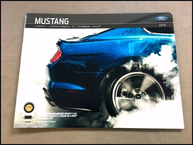 2019 Ford Mustang GT 40-page Sales Brochure Catalog - Convertible Bullitt