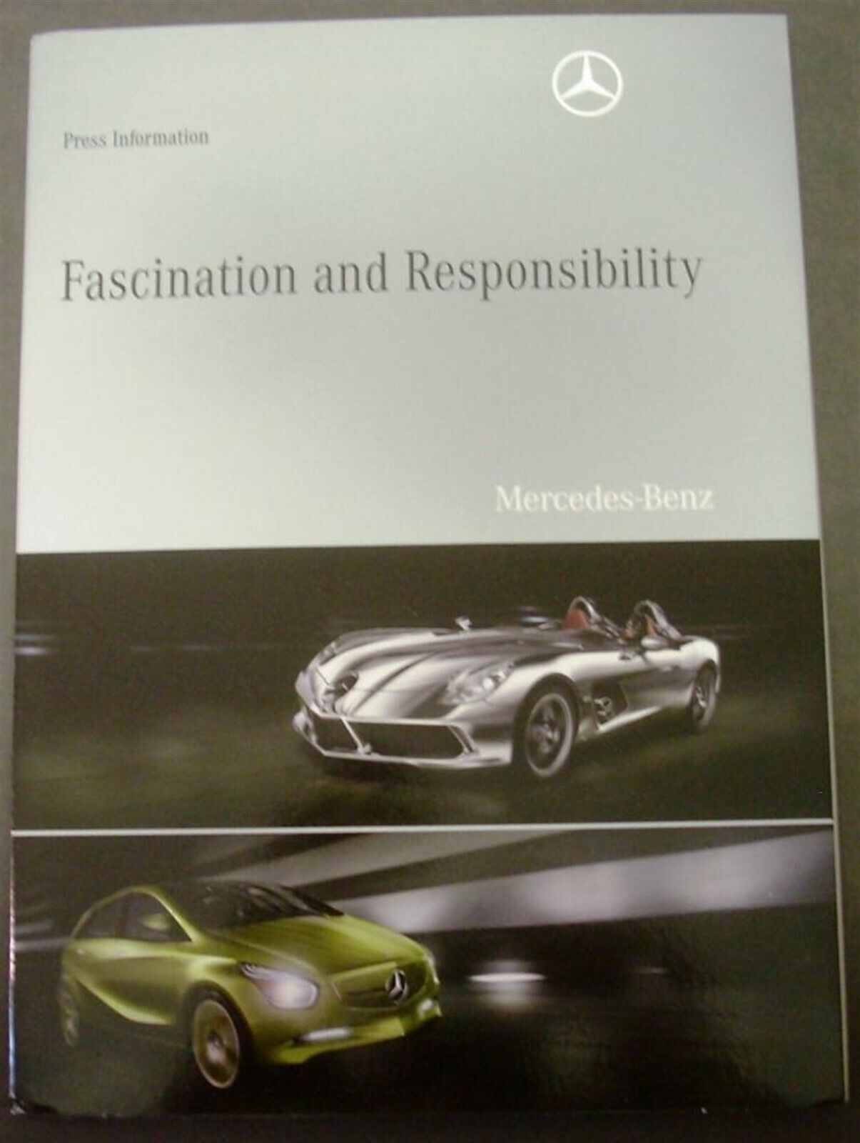 2009 Mercedes-Benz SLR Concept BlueZero Press Kit Sterling Moss McLaren Rare
