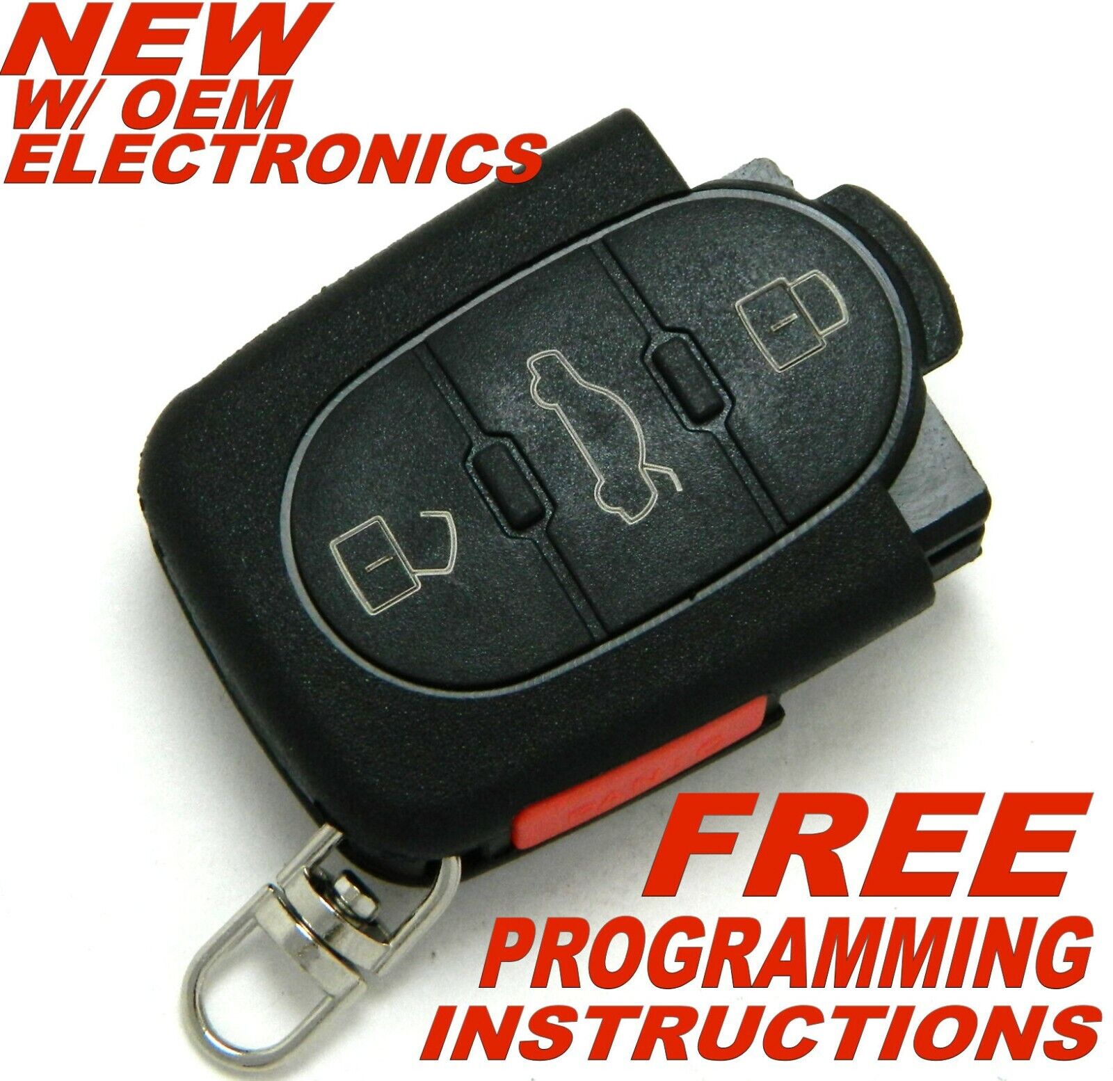 OEM ELECTRONIC REMOTE KEY FOB KEYLESS ENTRY FOR 1998-2001 VOLKSWAGEN BEETLE 