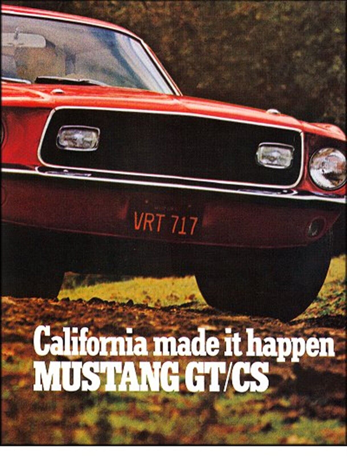 1968 Mustang GT/CS California Special Sales Brochure