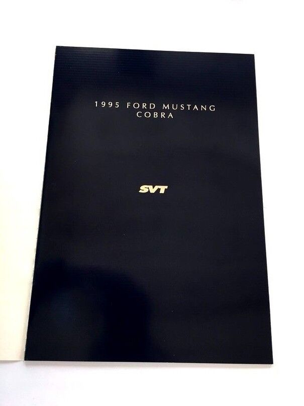 1995 Ford SVT Mustang Cobra 18-page BIG Car Sales Brochure Catalog - Convertible