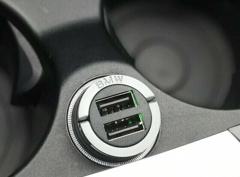 OEM Genuine BMW Dual USB Charger Charging Adaptor New 65412311598 2 ports 