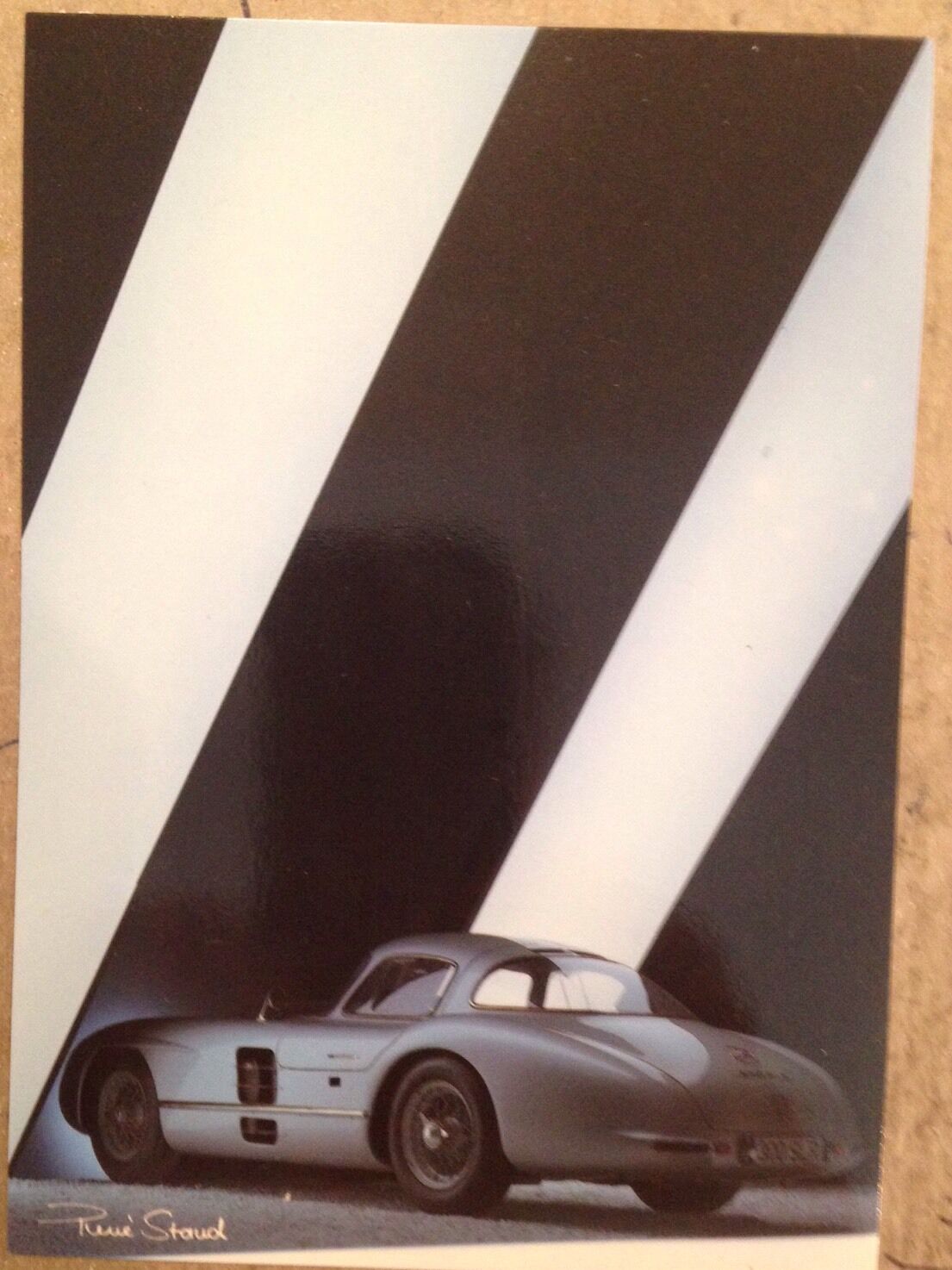 Mercedes Benz 300 SLR /Staud PostCard 1st On eBay Car Poster.Own It