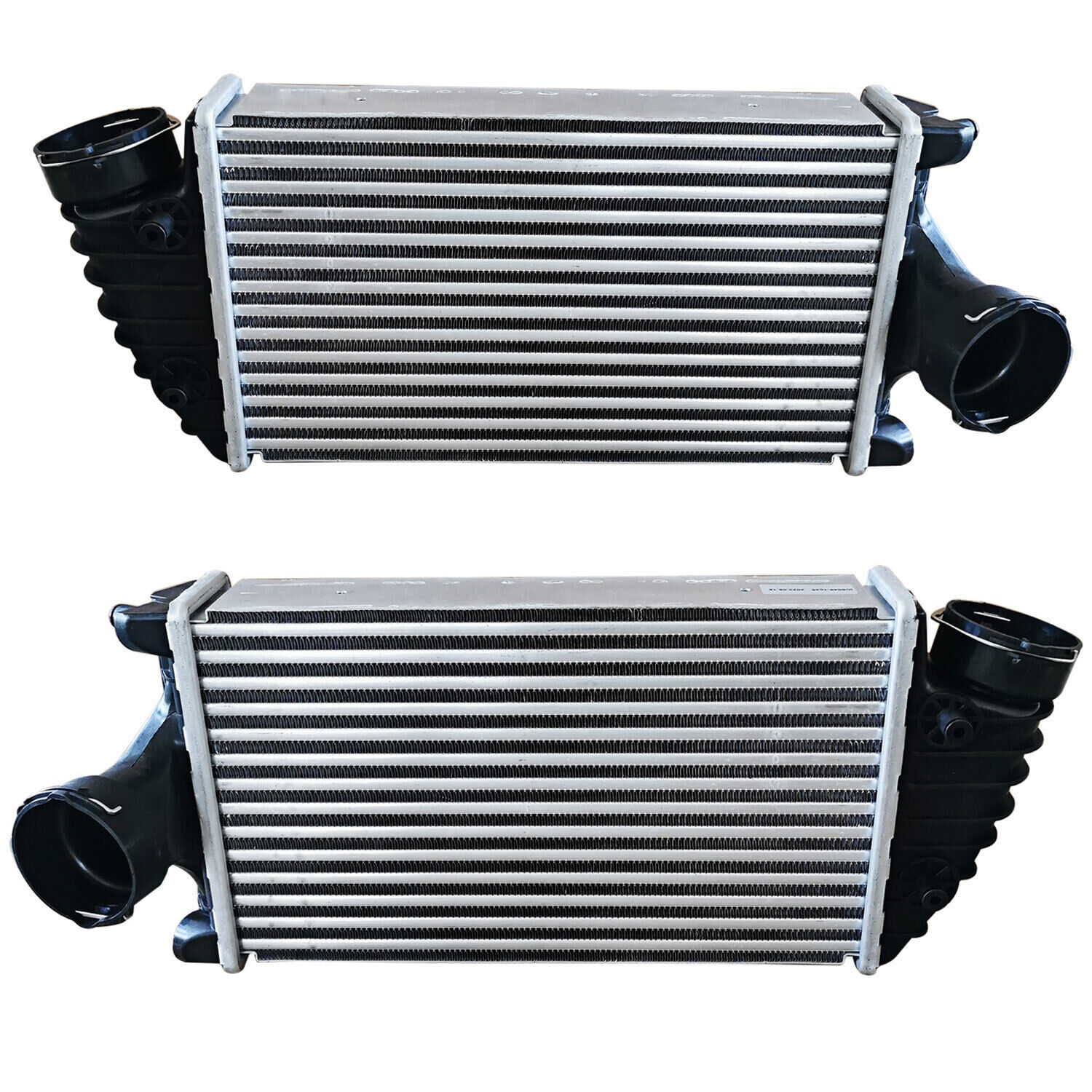Twin Left & Right Intercoolers For 2001-2009 Porsche 996 997 GT2 Turbo