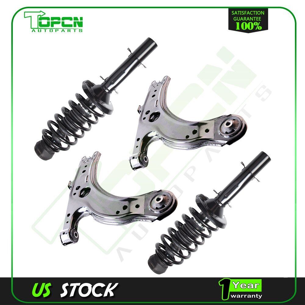 For 01-05 Volkswagen Golf Jetta Front Quick Strut Assembly Lower Control Arm Kit