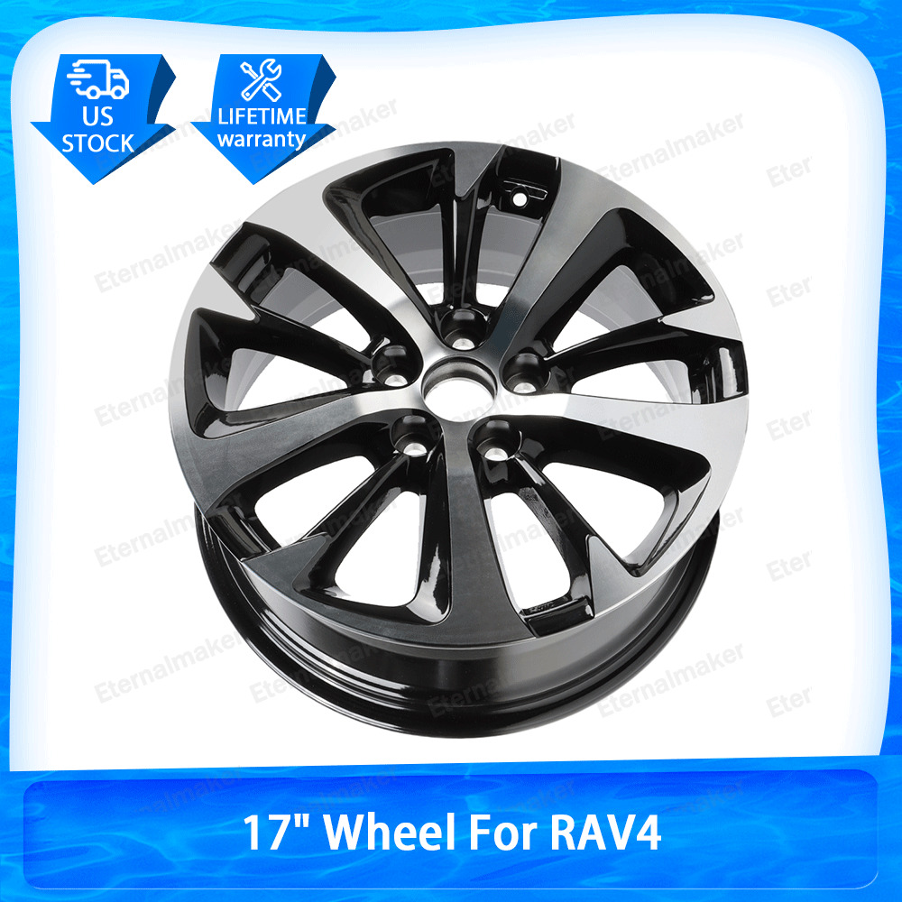 NEW 17\'\' Black Replacement Wheel Rim For Toyota RAV4 17\